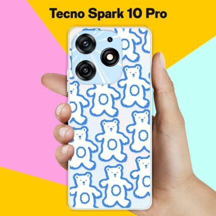 Накладка силикон PRC SoftTouch Tecno Spark 10  PRO Wine Red
