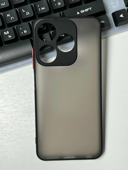 Накладка силикон PRC SoftTouch Tecno Spark 10/10C Gray Blue