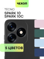 Накладка силикон PRC SoftTouch Tecno Spark 10/10C Ultra Green