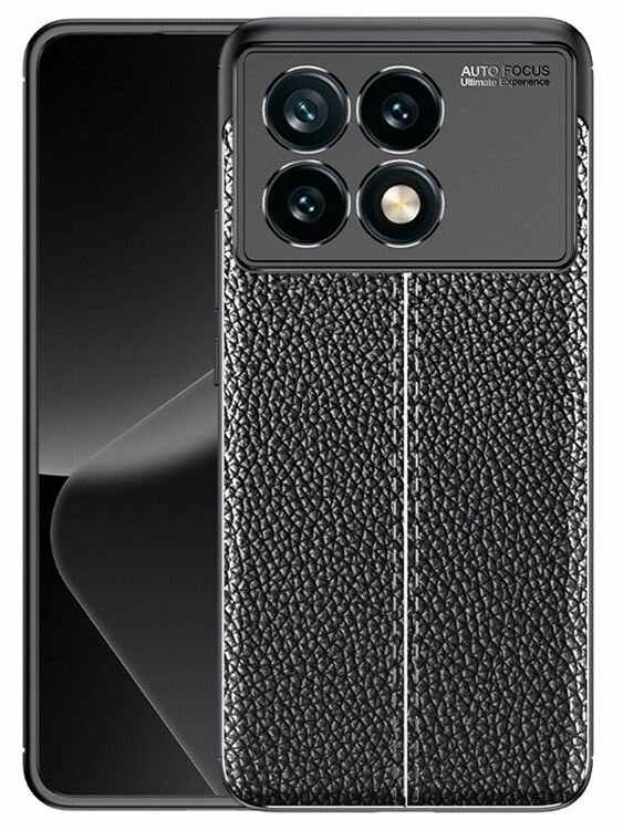 Накладка силикон PRC SoftTouch Xiaomi Poco F6 5G Black Накладка силикон PRC SoftTouch Xiaomi Poco F6 5G Black