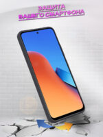 Накладка силикон PRC Xiaomi Redmi 12C перламутр гель чёрный — изображение 3
