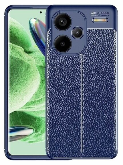 Накладка силикон PRC Xiaomi Redmi Note 13 PRO 5G перламутр гель Blue