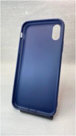 Накладка силикон Silicone Case Apple iPhone X/XS с закрытым низом небесно-голубой — изображение 3
