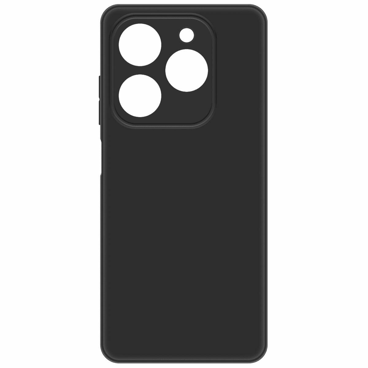 Накладка силикон Silicone Case Tecno Spark 20 PRO Black Накладка силикон Silicone Case Tecno Spark 20 PRO Black
