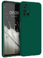 Накладка силикон Silicone Case Xiaomi Poco M4 Pro 5G/Note11 5G/11S 5G молочно-кофейный — изображение 3