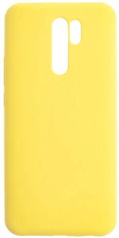 Накладка силикон Silicone Case Xiaomi Redmi 9 Yellow