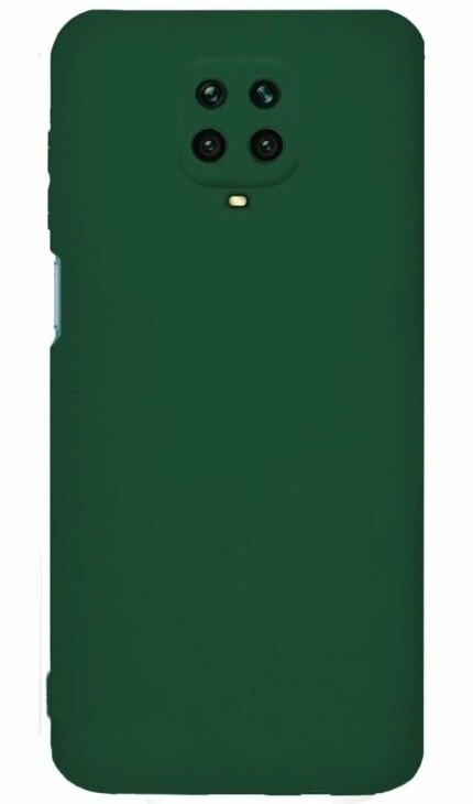 Накладка силикон Silicone Case Xiaomi Redmi Note 9 Gray Green