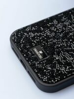 Накладка силикон Swarovski Apple iPhone 15 тёмно-синий — изображение 2
