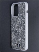 Накладка силикон Swarovski Apple iPhone 15 Pro тёмно-синий — изображение 2