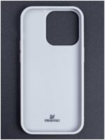 Накладка силикон Swarovski Apple iPhone 15 Pro тёмно-синий — изображение 4
