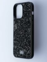 Накладка силикон Swarovski Apple iPhone 15 белый — изображение 4