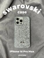 Накладка силикон Swarovski Iphone 16 PRO Gray