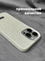 Накладка силикон Swarovski Apple iPhone 16 белый — изображение 4