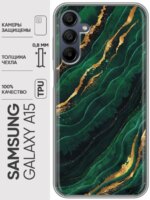 Накладка силикон Swarovski Samsung A15 розовый — изображение 2