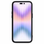 Накладка силикон/кожа Apple iPhone 15 Pro Max чёрный — изображение 2