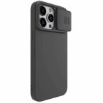Накладка силикон/кожа Apple iPhone 15 Pro Max чёрный — изображение 4