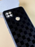 Накладка силикон/кожа LOGO Xiaomi Redmi 9C/10A красный — изображение 4