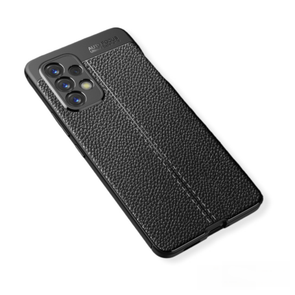 Накладка силикон/кожа X-Level Samsung A33 Brown