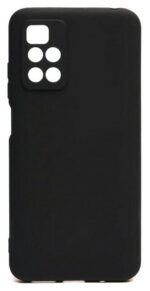 Накладка силикон/кожа X-Level Xiaomi Redmi 10 чёрный — изображение 2