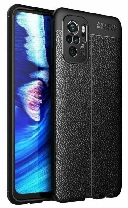 Накладка силикон/кожа X-Level Xiaomi Redmi 10 Brown