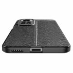 Накладка силикон/кожа X-Level Xiaomi Redmi Note 11 Pro коричневый — изображение 3