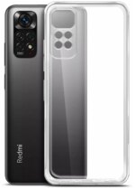 Накладка силикон/пластик PRC Armor Xiaomi Redmi Note 11 4G/11S 4G с подставкой Silver