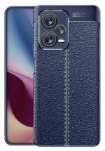 Накладка силикон/пластик PRC Armor Xiaomi Redmi Note 12 PRO 5G  с подставкой Dark Blue(