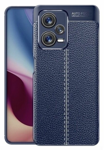 Накладка силикон/пластик PRC Armor Xiaomi Redmi Note 12 PRO 5G  с подставкой Dark Blue(