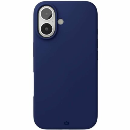 Накладка силикон/пластик PRC Logo Iphone 16 Dark Blue