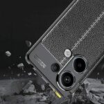 Накладка силикон/пластик PRC Logo Xiaomi Redmi 13/Poco M6 чёрный — изображение 4