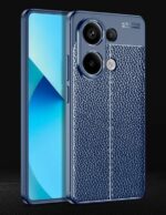 Накладка силикон/пластик PRC Logo Xiaomi Redmi 13/Poco M6 тёмно-синий — изображение 2