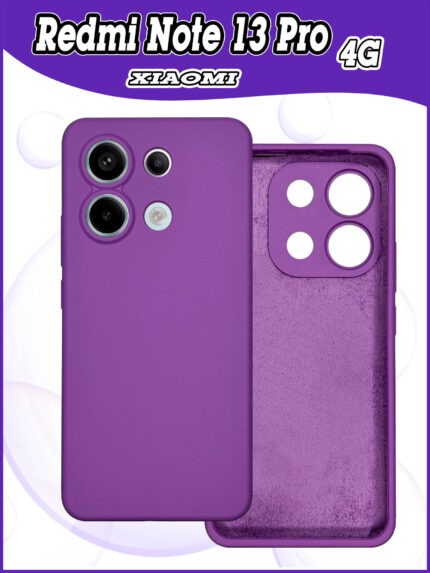 Накладка силикон/пластик PRC Logo Xiaomi Redmi Note 13 PRO 4G Dark Blue