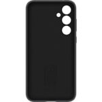 Накладка силикон/пластик PRC матовая с цветными краями и кольцом Samsung A35 чёрный — изображение 4