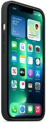 Накладка силикон/пластик PRC матовая с цветными краями Apple iPhone 13 Pro тёмно-зелёный — изображение 3