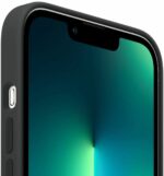Накладка силикон/пластик PRC матовая с цветными краями Apple iPhone 13 Pro тёмно-зелёный — изображение 4