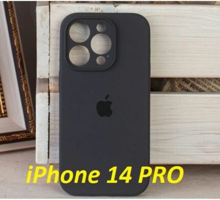 Накладка силикон/пластик PRC матовая с цветными краями IPhone 14  PRO Green