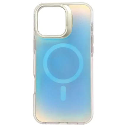 Накладка силикон/пластик prc skyarmor rainbow с magsafe и подставкой iphone 16