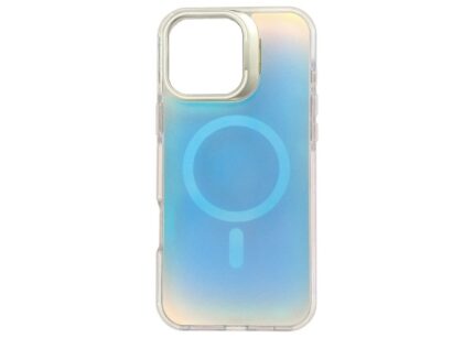Накладка силикон/пластик prc skyarmor rainbow с magsafe и подставкой iphone 16 pro
