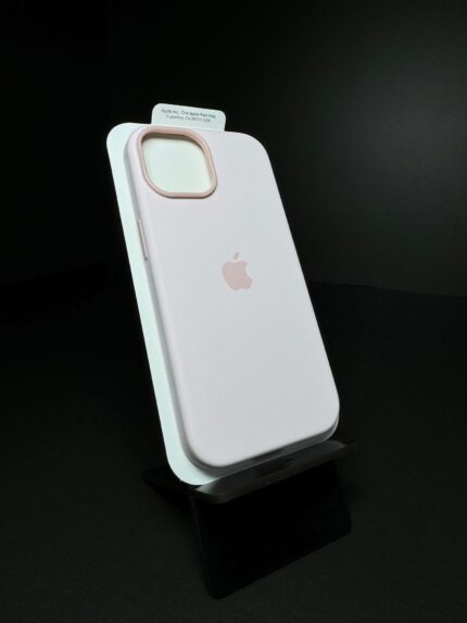 Накладка силикон/пластик Прозрачный Magsafe Apple Iphone 15 Pink