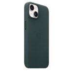 Накладки силикон/кожа Leather Case Apple iPhone 14 коричневый — изображение 3