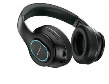 Наушники-bluetooth полноразмерные с микрофоном Awei A100BL Black