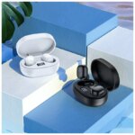 Наушники беспроводные TWS с микрофном Borofone BW06 чёрный — изображение 4
