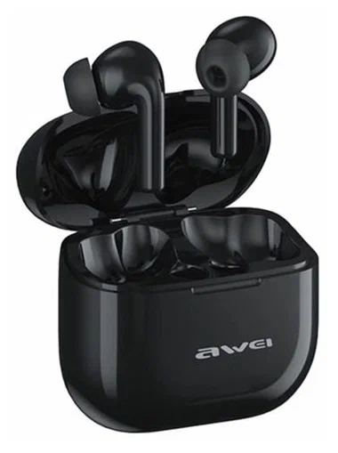 Наушники-bluetooth TWS с микрофоном Awei T62 ENC Black