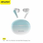 Наушники-bluetooth TWS с микрофоном Awei T62 ENC Green