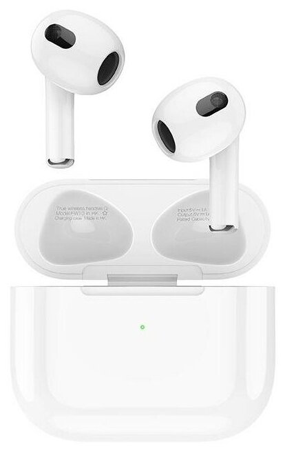 Наушники-bluetooth TWS с микрофоном Hoco EW10 White