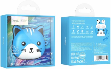 Наушники-bluetooth TWS с микрофоном Hoco EW46 Dodge Cat