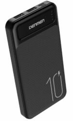 Портативное ЗУ Denmen DP09 10000 mAh Black