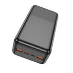 Портативное ЗУ Hoco J108B 30000mAh 22.5W с дисплеем чёрный — изображение 3