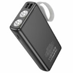 Портативное ЗУ Hoco J129A 20000mAh с дисплеем чёрный — изображение 2