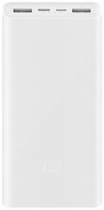 Портативное ЗУ Xiaomi Mi Power 3 20000 mAh White